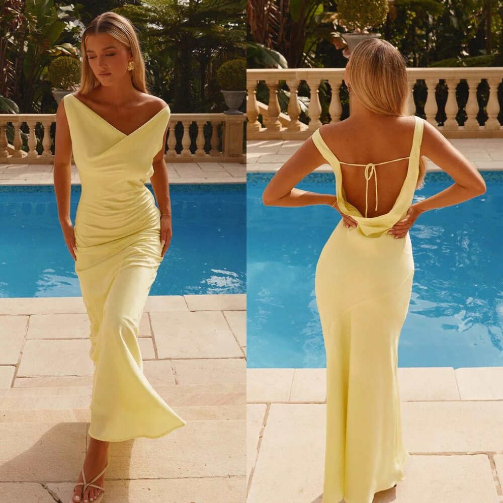 Peppermayo Be Mine Maxi Gown - Yellow / Canary 6